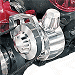 Chrome ford power steering pumps