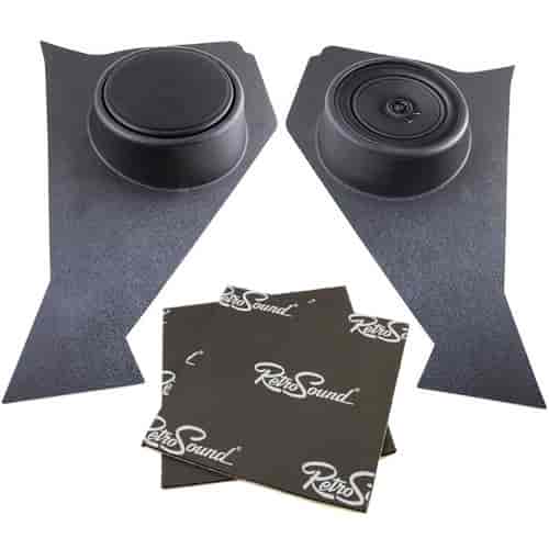 Kick Panels w/Standard Speakers and RetroMat Package for 1957 Chevy Bel Air/150/210