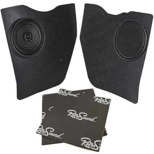 Kick Panels w/Deluxe Speakers and RetroMat Package for 1961-1962 Chevy Impala/Bel Air/Biscayne