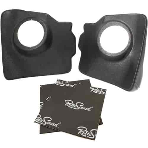Kick Panels w/Speaker Mounts and RetroMat Package for 1956-1970 VW Beetle Convertible
