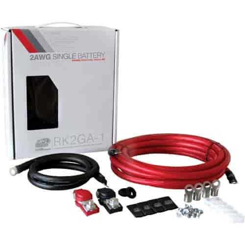 Lightweight Battery Cable Kit Single Battery