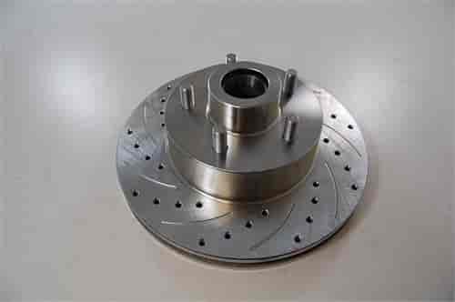 ROTOR 11 FORD GRANADA 7/8 X 1/2 STUD 5 X 4-1/2 SLOTTED/DRILLED RIGHT SIDE