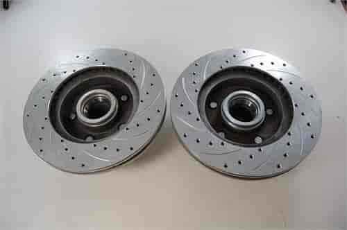 MUSTANG II BRAKE KIT STOCK HEIGHT W/11 ROTOR / 4.75 BOLT PATTERN