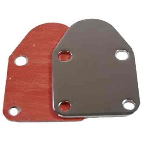 Fuel Pump Block-Off Plate Small Block Chevy 283-400