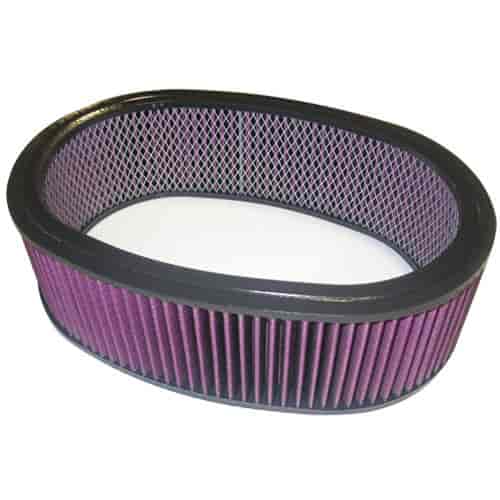 Oval Washable Air Cleaner Element 15" x 4"