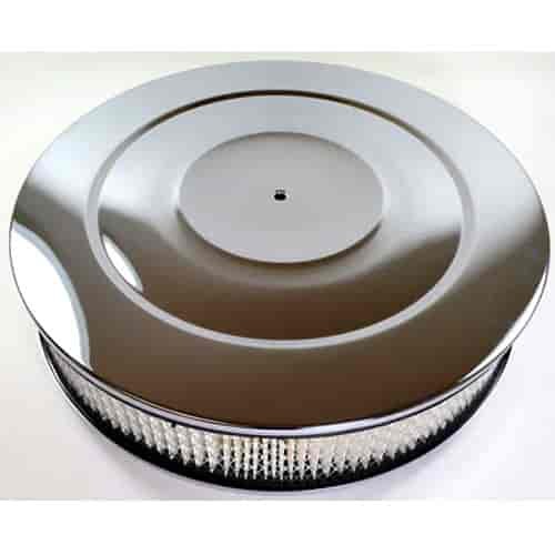 Round Performance Style Air Cleaner Set 14" x 3"