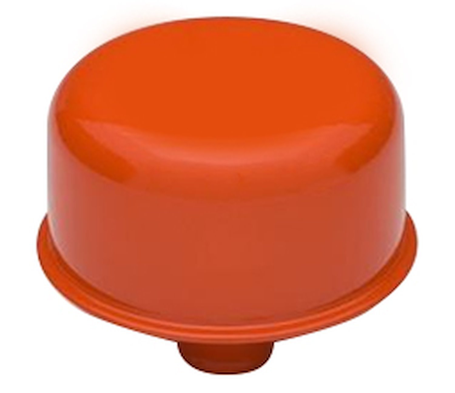 ORANGE PUSH-IN BREATHER CAP - 2 3/4 DIAMETER