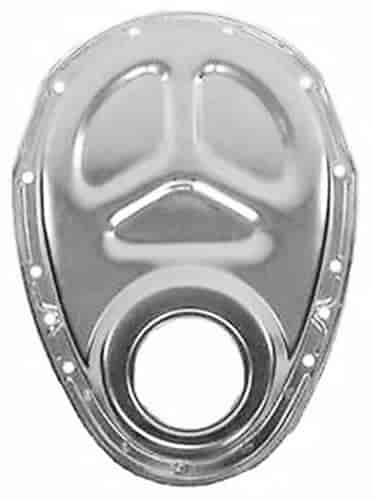 Steel Timing Chain Cover without Tab Small Block Chevy 283-350