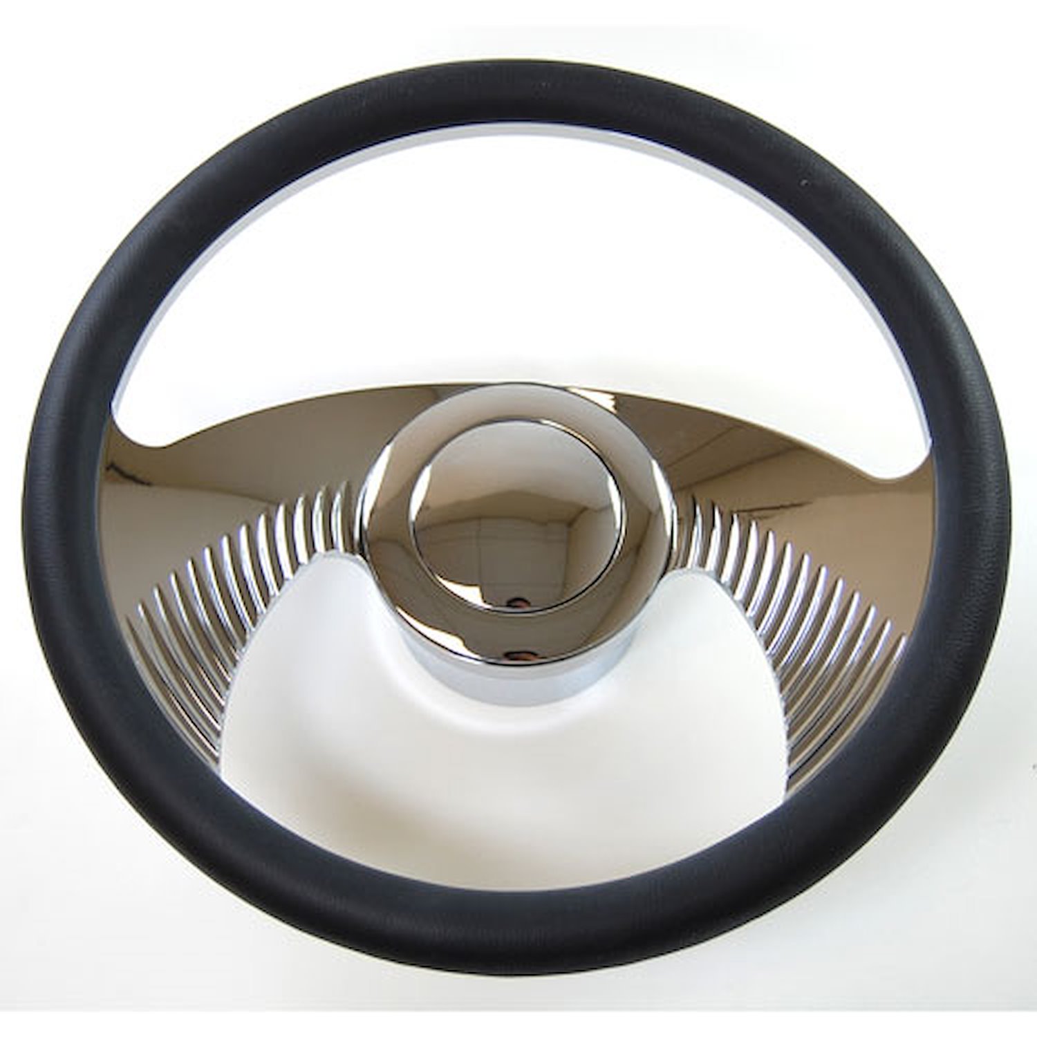 14 CHROME BILLET WINGS STYLE STEERING WHEEL WITH