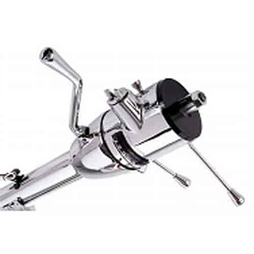 28 STEERING COLUMN W/IGNITION COLUMN SHIFT CHROME