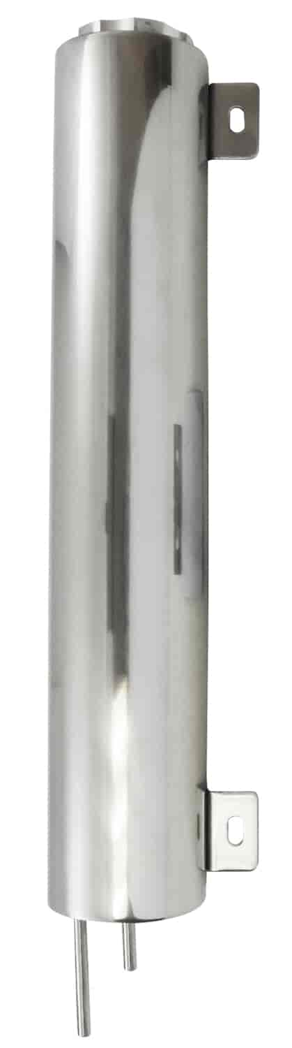 Stainless Steel Radiator Overflow Tank Length: 16"