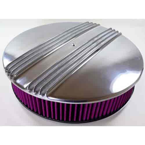 Finned Round Air Cleaner Set 14" x 3"