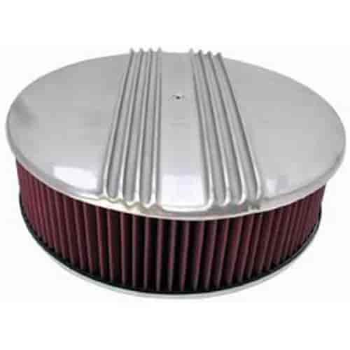 Finned Round Air Cleaner Set 14