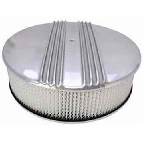 Finned Round Air Cleaner Set 14" x 4"