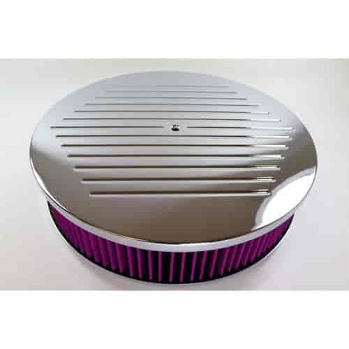 Round Ball-Milled Top Air Cleaner Set 14