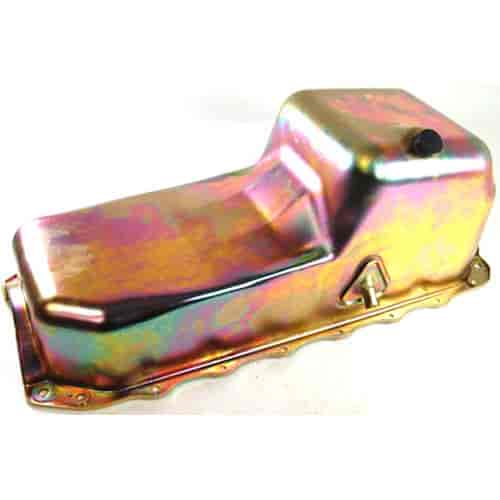 Zinc Plated Steel Stock Oil Pan Holden 8 Cylinder