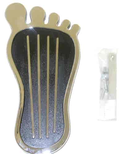 RPC R8520: Barefoot Style Gas Pedal Black Powdercoated Inlay - JEGS