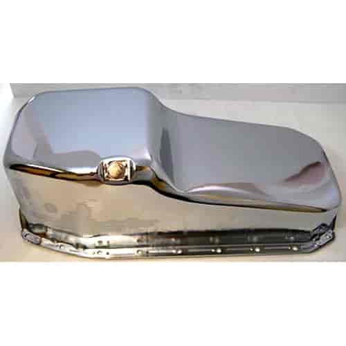 Chrome Plated Steel Stock Oil Pan 1980-85 Small