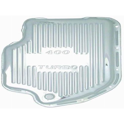 Chrome Steel Transmission Pan GM Turbo 400