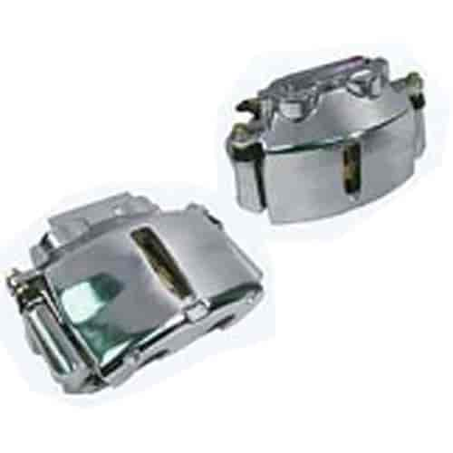 GM FINNED DUAL PISTON CALIPER - POLISHED