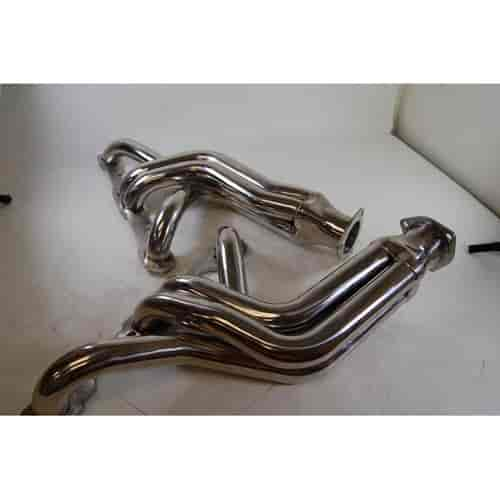 55-57 TRI MID LENGTH HEADERS SET-STAINLESS STEEL