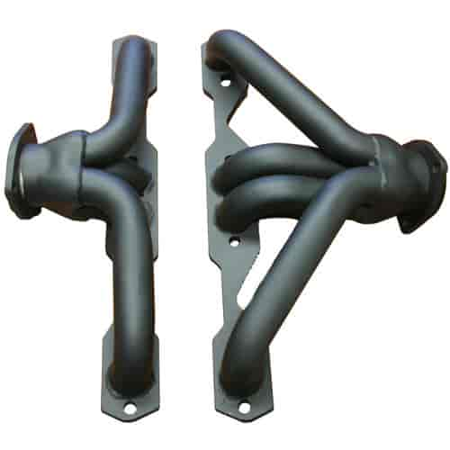 55-57 CHEVY HEADERS SET-BLACK