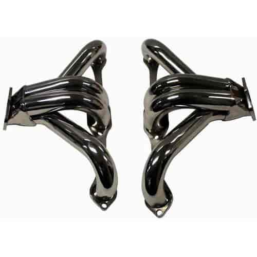 BLACK SBC 1955-UP STREET HUGGER HEADERS