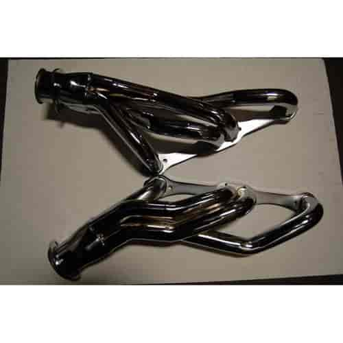 Chrome SB Chevy Camaro/Chevelle Shorty Header (Includes Gasket / Hardware)