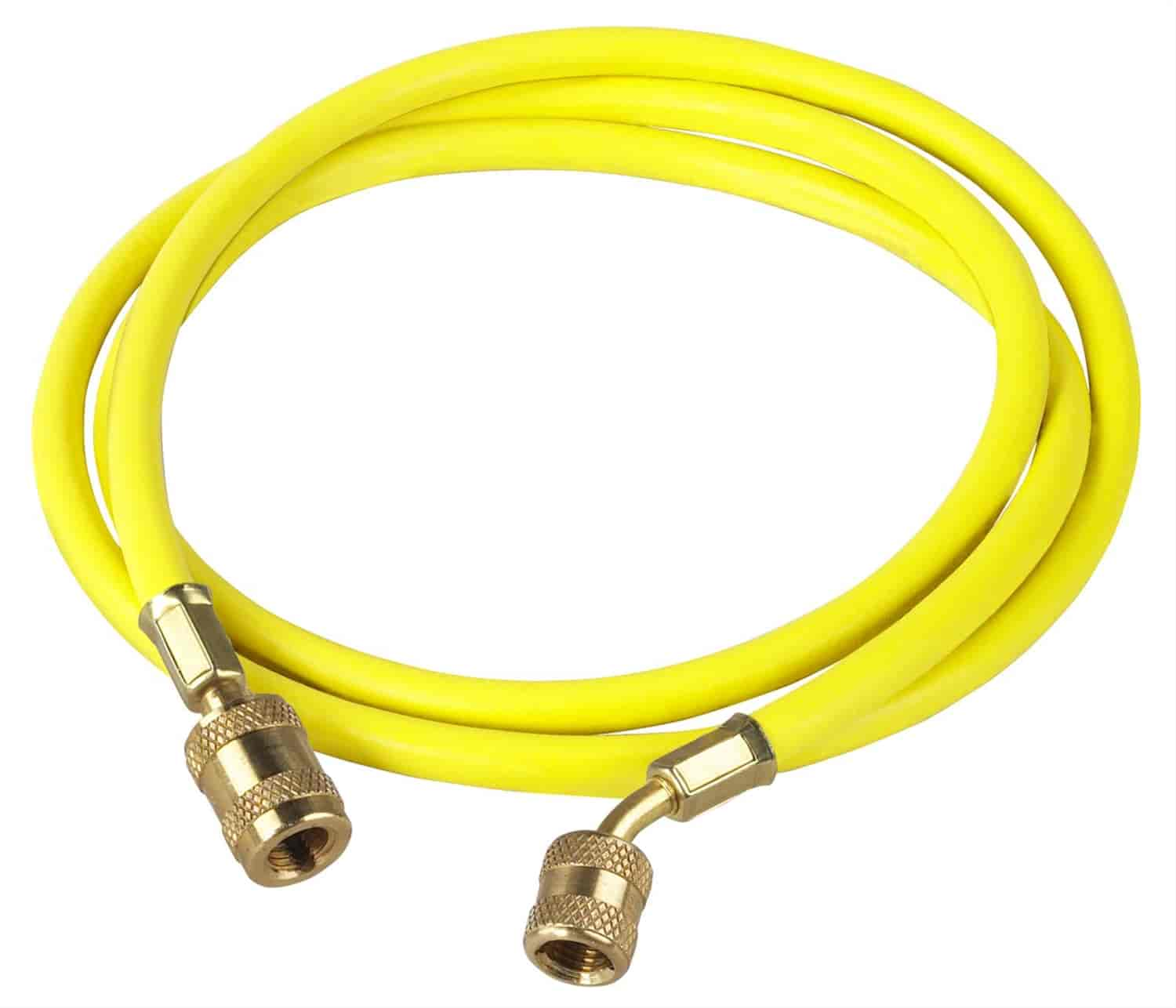 60in Yellow Enviro-Guard Hose With 45 Deg Quick Seal Fitting