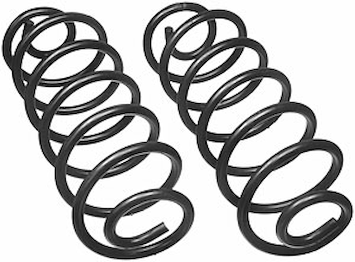 Rear Coil Springs Fit Select Buick, Cadillac, Chevy, Oldsmobile, Pontiac Cars