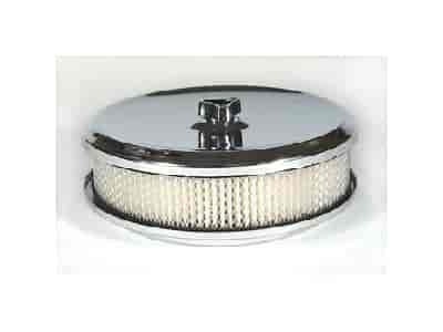 Chrome-Plated Deep-Dish Air Cleaner 6-1/2" Diameter