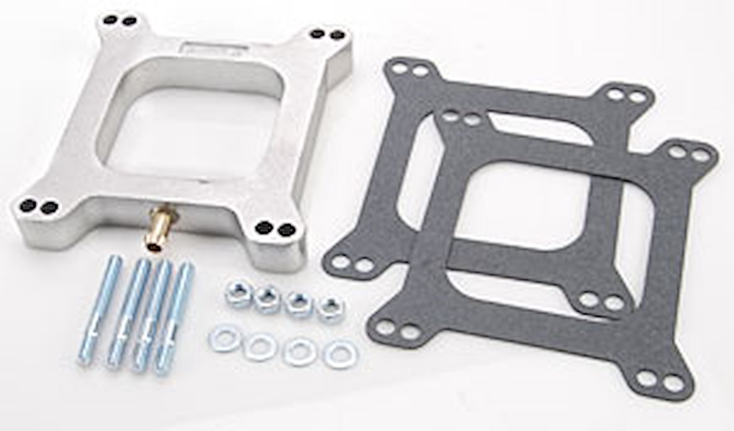Aluminum Carb Spacer Kit 1" Open Center with 3/8" PCV Tube