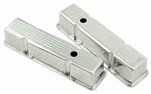 Die-Cast Polished Aluminum Valve Covers 1958-1986 SB-Chevy 283-400