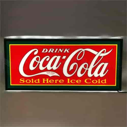 Backlit LED Sign Coca-Cola Sign
