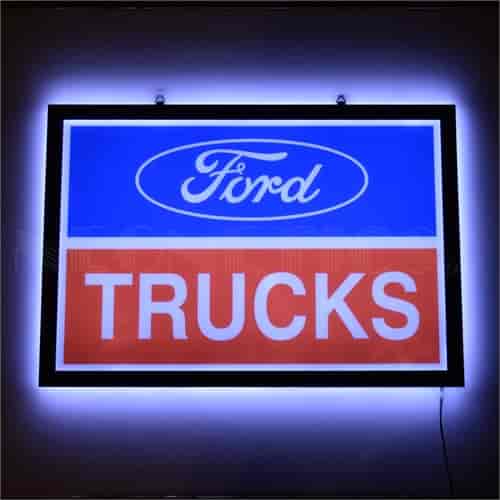 Backlit LED Sign Ford Trucks