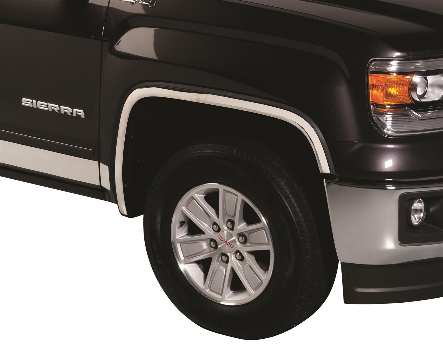 Stainless Steel Fender Trim 2014-15 GMC Sierra 1500