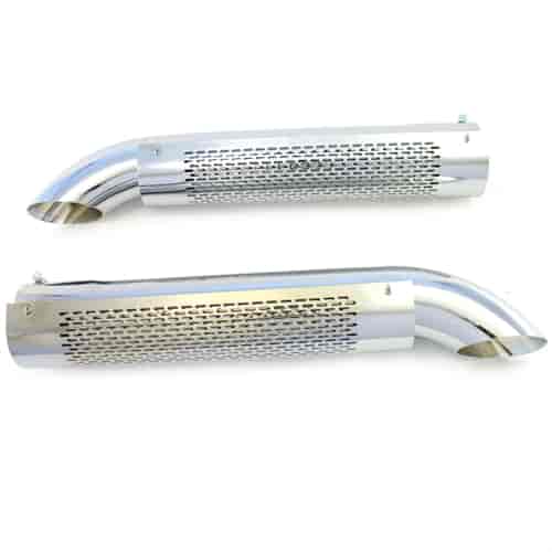 Shielded Side Tube Turnouts With Muffler Chrome