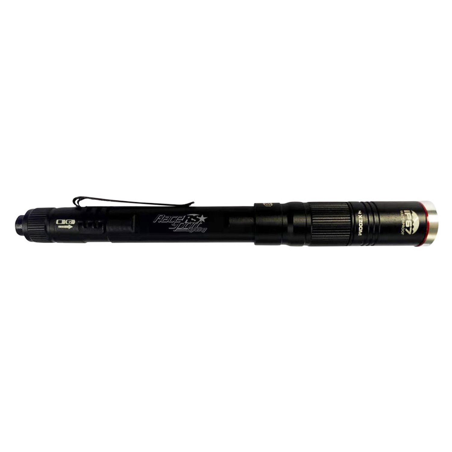 1007532-25 25-Pack 3-Mode Rechargeable LED 350-Lumen Mechanics Pencil FlashLight, w/ 4x Zoom Projector Lens