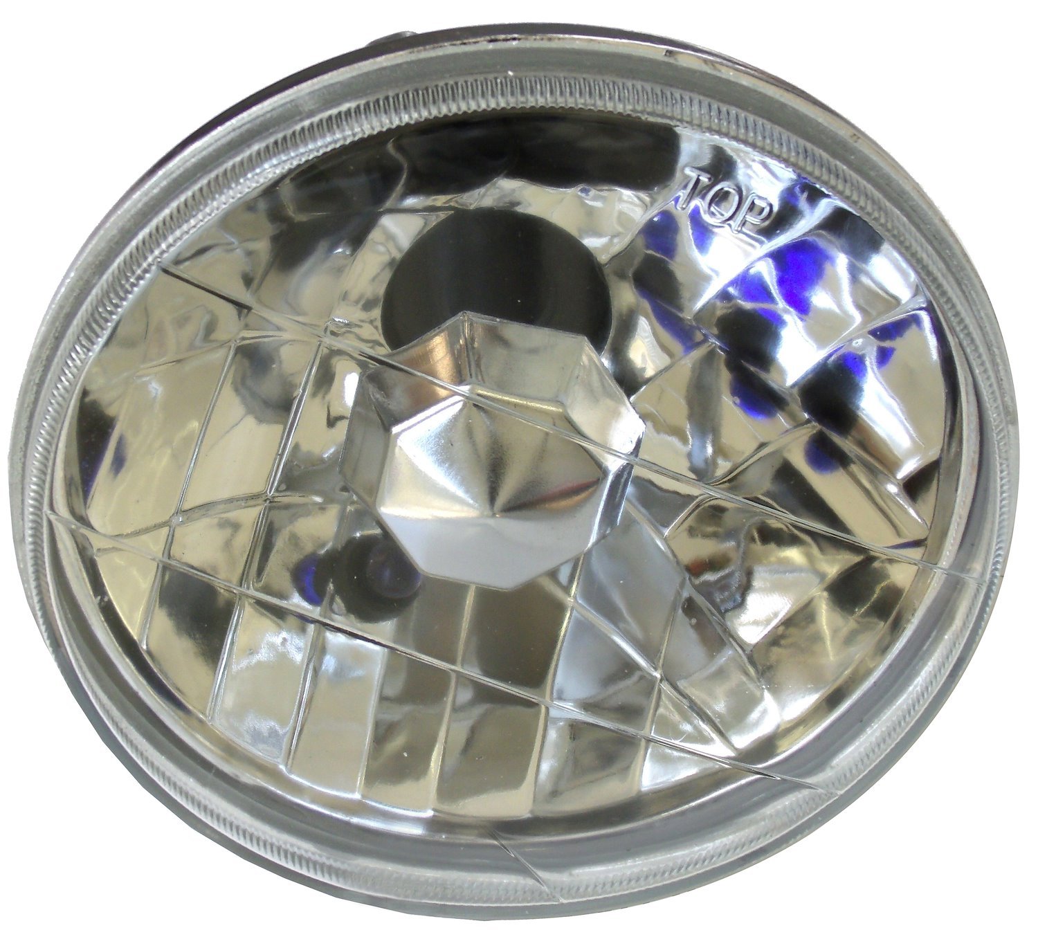 RS-7013 5.75 in. Diamond Cut Round HeadLight Conversion Lens, Pair