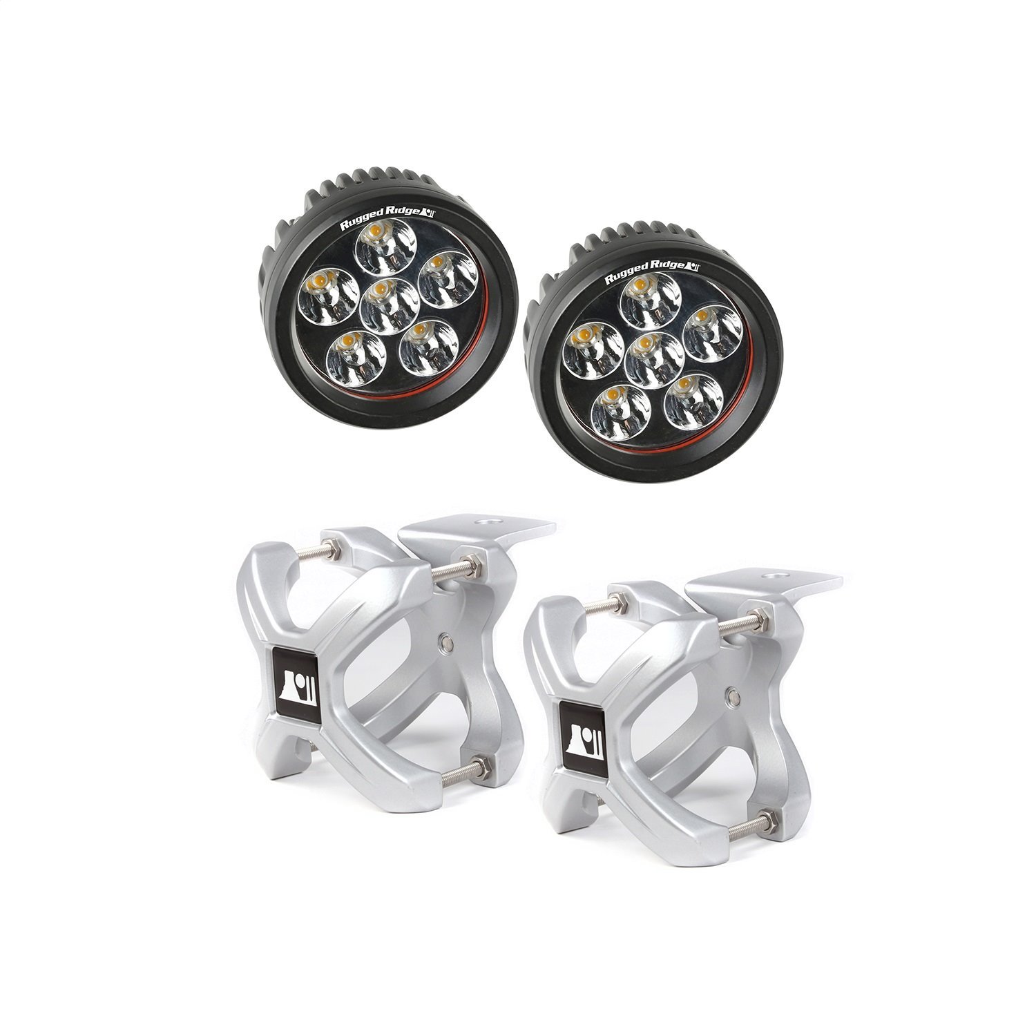 X-CLAMP RND LED KIT SLV 2