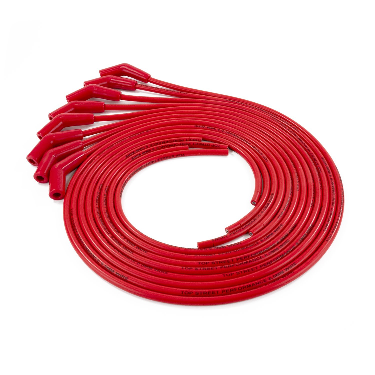 85235 Universal Ignition Wires, 8.5mm Red, 135 Deg. Plug Boots