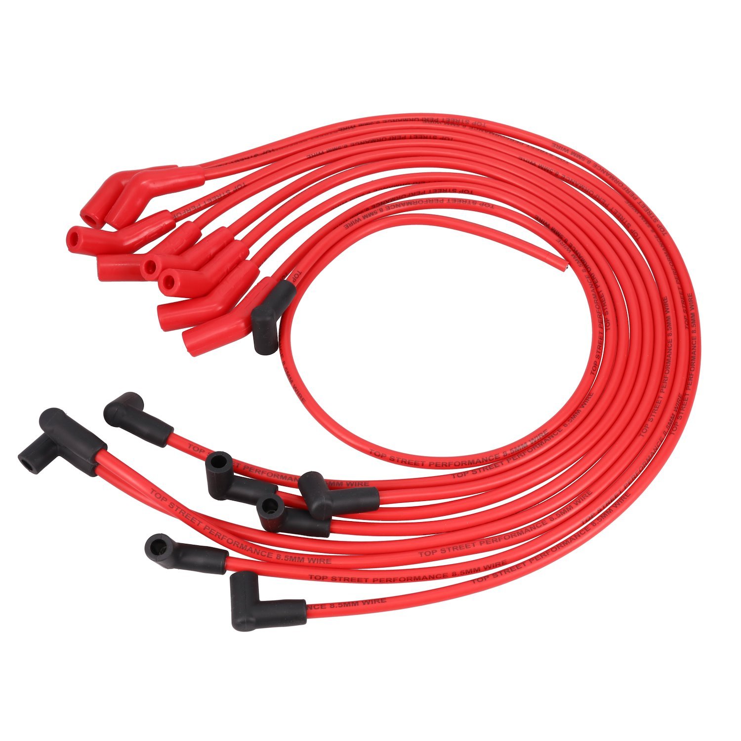 88233 Chevy Small Block Wires, 8.5mm Red, 135 Deg. Plug Boots