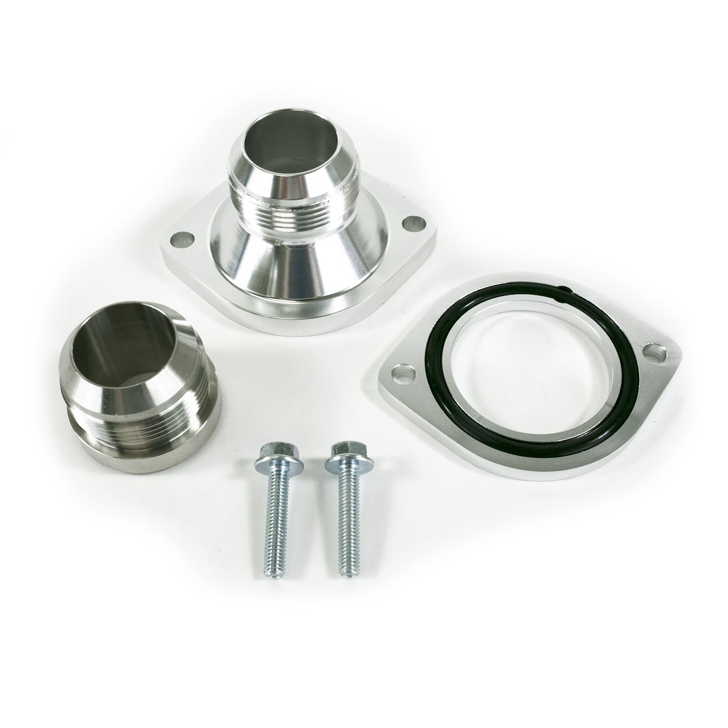 HC8939 Water Pump Adapter Kit, Aluminum, Chrome, LSX, -20AN