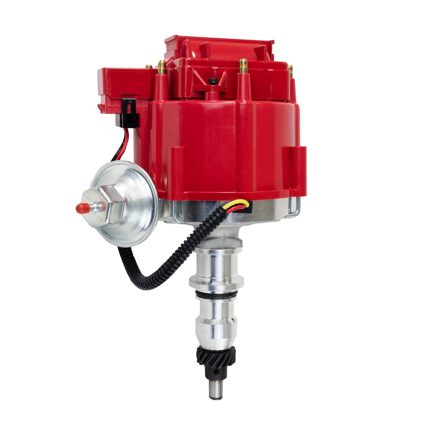 JM6528R HEI Distributor, Ford Inline 6 Gen. 4 (240, 300), Red