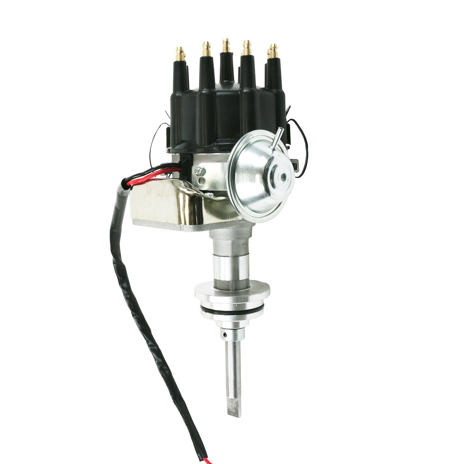 JM6713BK Ready-to-Run Distributor, Chrysler SB V8 (273, 318, 340, 360), Black