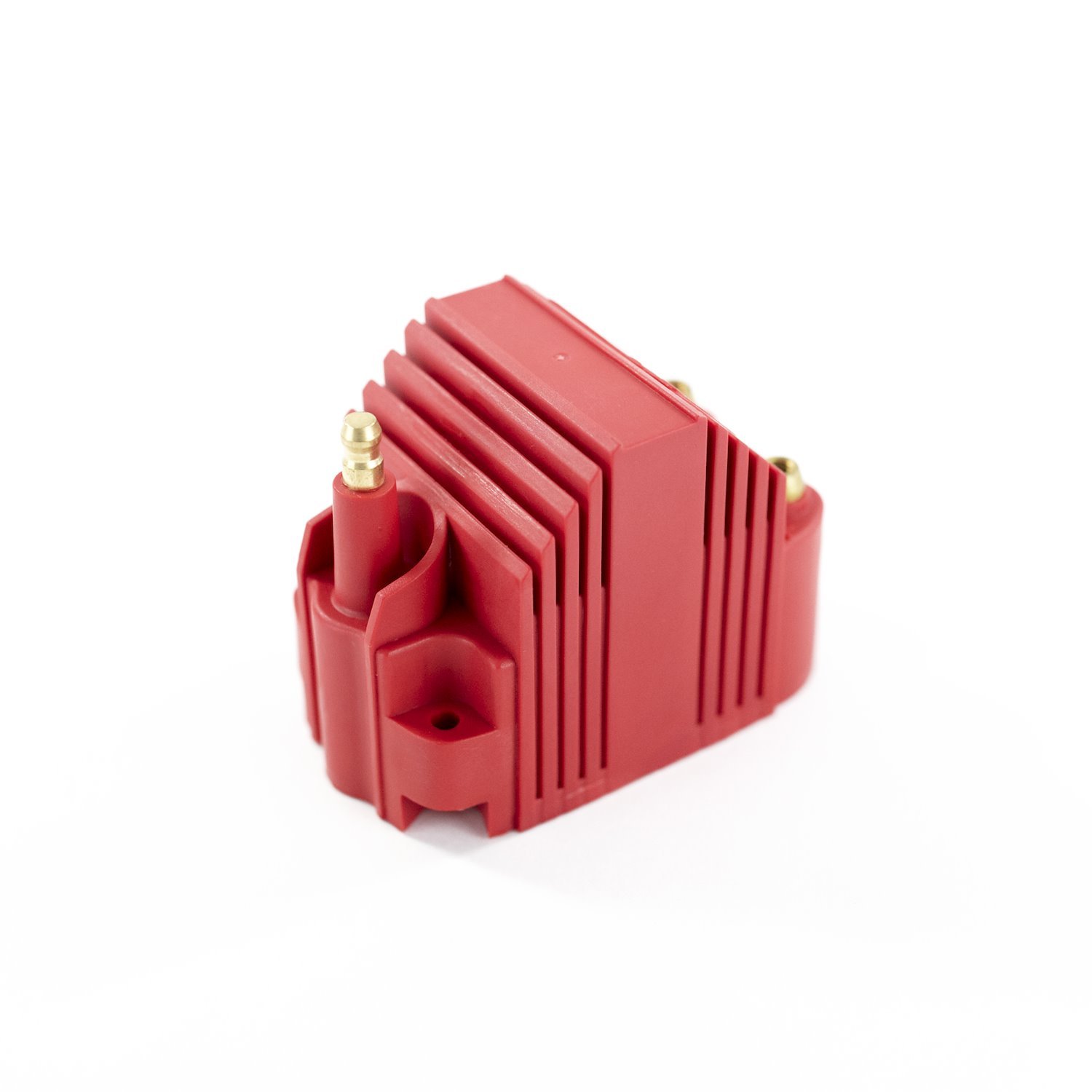 JM6924R Compact Red Square E-Core Ignition Coil, 40,000 Volts