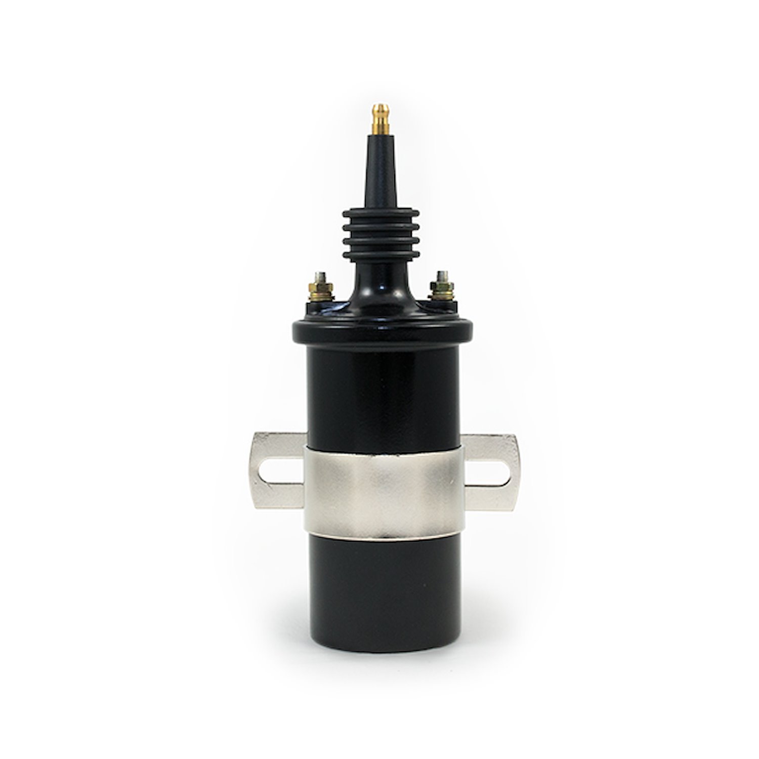 JM6928BK Ignition Coil, Oil-Filled Canister Style, Male Socket, Black