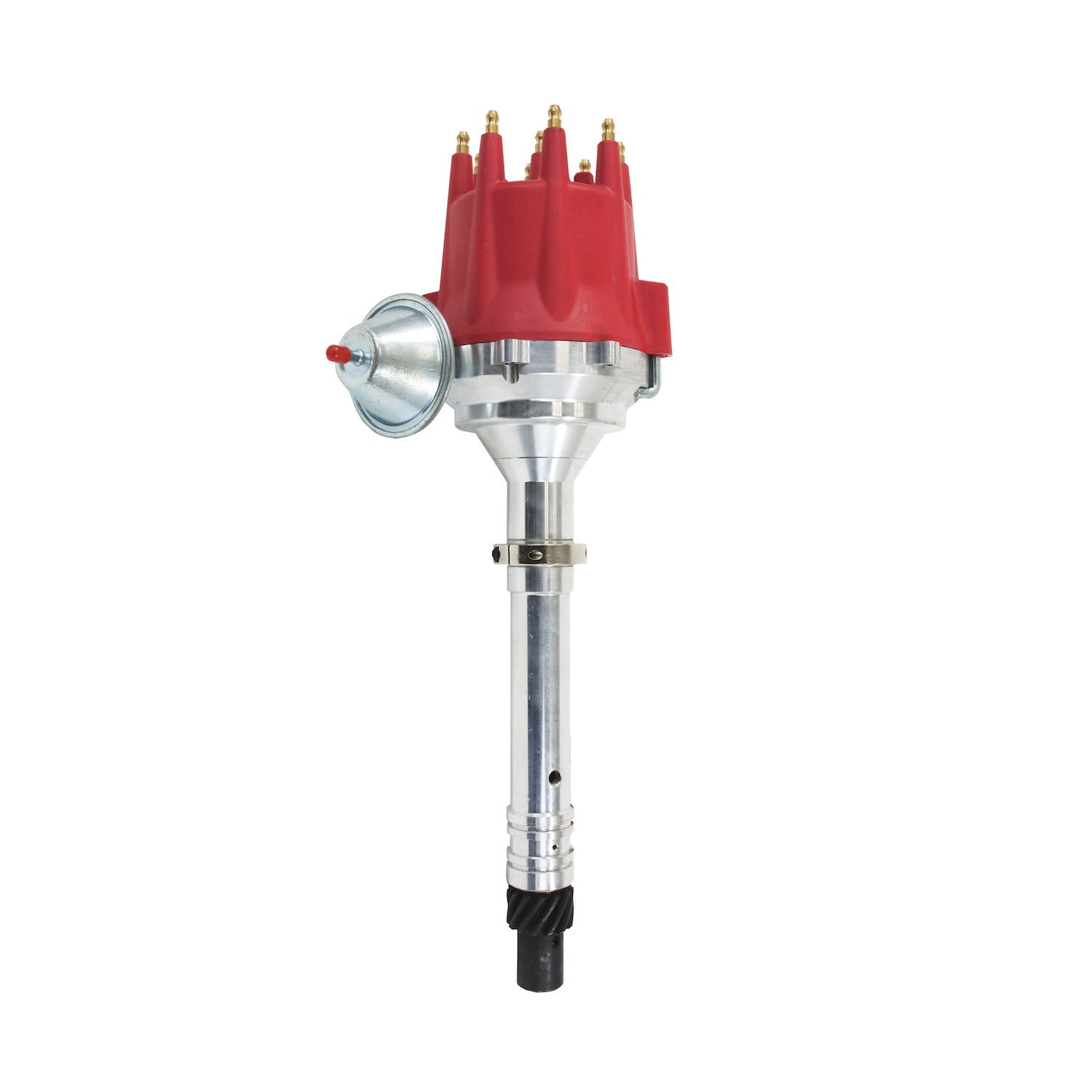 JM7701R Pro Series Ready-to-Run Distributor, Chevy SB & BB Gen 2 Mark IV V8, Red