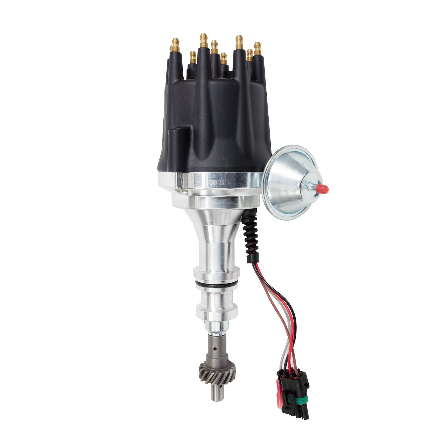 JM7706BK Pro Series Ready-to-Run Distributor, Ford BB (370-460),351C,400,351M V8, Black