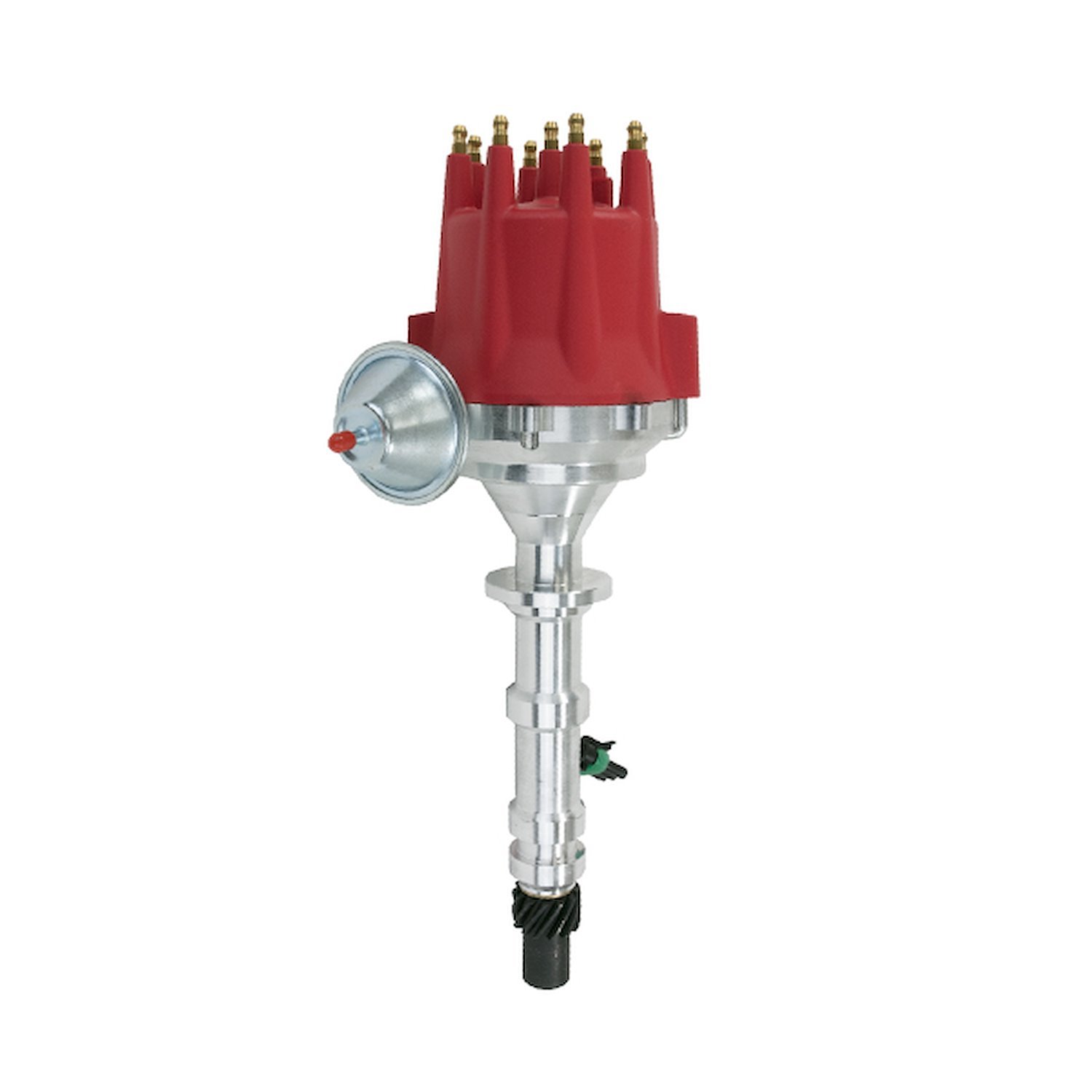 JM7709R Pro Series Ready-to-Run Distributor, Chevrolet BB Gen. 1 "W" (348, 409), Red